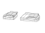 Mopar 7BD96LA3AA Cover Rear Seat Cushion 3RD Row