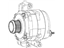 Mopar 56029624AA Generator Engine