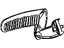 Mopar 1CR96BD5AA Handle, Inside, Slate Gray/Taupe, Rear Inner Passenger Side