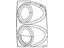 Mopar 55077605AD Tail Lamp Assembly, Rear Driver Side