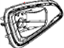 Mopar 1YE64DX9AA Cover Release Handle Bezel