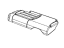Mopar 5YT66XDBAA Cover Rear Seat Cushion Right