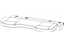 Mopar 1NM95GTFAA Cover Rear Seat Cushion