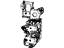 Mopar 68018091AA Presenter Latch Front Door