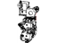 Mopar 4589504AA Latch Front Door