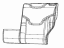 Mopar 6RU05DX9AA Cover Rear Seat Back 2ND Row Left