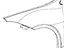 Mopar 68082972AA Panel Fender