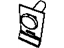Mopar 6508599AA High Mount Lamp Retainer, Rear