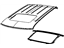 Mopar 68072150AB Panel Roof With Sunroof Opening