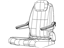 Mopar 68101730AA Seat Cushion Pad, Center