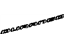 Mopar 55079299AB Nameplate, Rear