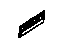Mopar 4389988AA Nameplate, Rear