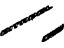 Mopar 68087333AB Nameplate, Rear