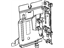Mopar 52110479AF Bracket And Locator Jack Stowage