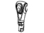 Mopar 5LK32DX9AA Knob Gearshift