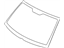 Mopar 5191245AB Windshield, Front
