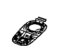 Mopar 5XS53PD2AD Vent Bezel, Circle Air Vent With Lamp
