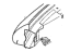 Mopar 4708345 Reinforcement, Front