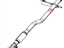 Mopar 68109359AE Pipe Exhaust Front