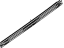 Mopar 68144962AB Weatherstrip, Door Belt Inner Rear Door