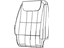 Mopar 5SP39DX9AA Cover Rear Seat Back 2ND Row
