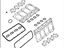 Mopar 68294133AB Gasket Kit Long Block Engine Installation Gaskets