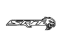 Mopar 68430263AA Nameplate, Red, Front