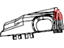 Mopar 1NZ98DX9AF Upper Shroud, Black