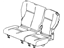Mopar 1LS781DAAA Cover Rear Seat Cushion 60 % Side