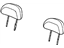 Mopar 1LS791DAAA Headrest Rear
