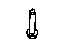 Mopar 6104422AA Shock Mount Bolt, Lower