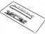 Mopar 4389497AF Windshield Header, Front