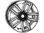 Mopar 5LD37RXFAA Wheel, Alloy