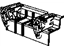 Mopar 5077190AA Bracket Seat Include Contact Points (Heated Seat)