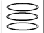 Mopar 68093166AA Ring Kit Piston Standard
