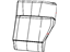 Mopar 5VH03DK2AB Cover Rear Seat Back Left
