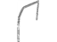 Mopar 55395729AC Weatherstrip, Door Glass Running Channel Front Door