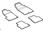 Mopar 1SW32DX9AD Mat Kit Floor