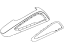 Mopar 5QZ081V5AA Armrest Front Door Trim Includes LED Lamp