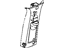 Mopar 1DP51XDVAC Upper Center Pillar Trim, Gray, Driver Side