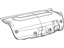 Mopar 55315128AE Trunk Lid Trim, Rear