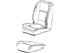 Mopar 1VD54JERAA Cover Front Seat Cushion