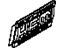 Mopar 55364653AA Nameplate, Rear