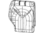 Mopar 6ED07LV5AA Cover Rear Seat Back 3RD Row