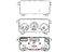 Mopar 5107628AH Cluster Instrument Panel