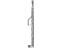 Mopar 68169388AA Lower Channel, Front Driver Side