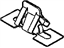 Mopar 5028203AA Headliner Clip