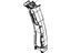 Mopar ZR26DX9AF Upper Center Pillar Trim, Black, Passenger Side