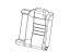 Mopar 5XZ51LA3AB Cover Rear Seat Back Left