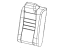 Mopar 5XZ52LA3AB Cover Rear Seat Back Right